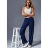 image:imageEkouaer Soft Pajama Pants for Women Elastic Waist Casual Lounge Yoga Pj Bottoms with PocketsNavy Blue