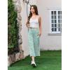 image:imageEkouaer Womens Pajama Pants 2026 Wide Leg Capri Yoga Pants Lounge Comfy Sleep Pj Bottoms with PocketsBlue Flowers
