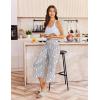 image:imageEkouaer Womens Pajama Pants 2026 Wide Leg Capri Yoga Pants Lounge Comfy Sleep Pj Bottoms with PocketsGrey Stars