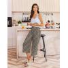 image:imageEkouaer Womens Pajama Pants 2026 Wide Leg Capri Yoga Pants Lounge Comfy Sleep Pj Bottoms with PocketsLeopard