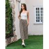 image:imageEkouaer Womens Pajama Pants 2026 Wide Leg Capri Yoga Pants Lounge Comfy Sleep Pj Bottoms with PocketsLeopard