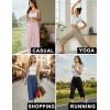 image:imageEkouaer Womens Pajama Pants 2026 Wide Leg Capri Yoga Pants Lounge Comfy Sleep Pj Bottoms with PocketsLeopard