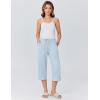 image:imageEkouaer Womens Pajamas Pants Capri Pj Bottoms with Pockets Comfy Drawstring Printed Lounge Soft Sleep PantsBlue Stars