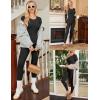 image:imageEkouaer Womens Thermal Underwear Sets Long Johns Long Sleeve Base Layer Pajama Top and Leggings Set Cold Weather SXXLBlack