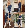 image:imageEkouaer Womens Thermal Underwear Sets Long Johns Long Sleeve Base Layer Pajama Top and Leggings Set Cold Weather SXXLBlue
