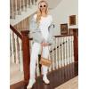 image:imageEkouaer Womens Thermal Underwear Sets Long Johns Long Sleeve Base Layer Pajama Top and Leggings Set Cold Weather SXXLPure White