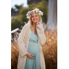 image:imageEkouaer 3 in 1 LaborDeliveryHospital Gown Maternity Dress Nursing Nightgown Sleepwear for BreastfeedingCeladon Green