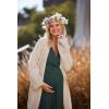 image:imageEkouaer 3 in 1 LaborDeliveryHospital Gown Maternity Dress Nursing Nightgown Sleepwear for BreastfeedingDark Green