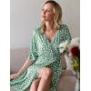 image:imageEkouaer 3 in 1 LaborDeliveryHospital Gown Maternity Dress Nursing Nightgown Sleepwear for BreastfeedingGreen Dandelion
