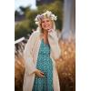 image:imageEkouaer 3 in 1 LaborDeliveryHospital Gown Maternity Dress Nursing Nightgown Sleepwear for BreastfeedingGreen Floral