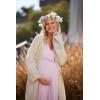 image:imageEkouaer 3 in 1 LaborDeliveryHospital Gown Maternity Dress Nursing Nightgown Sleepwear for BreastfeedingLight Pink