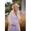 image:imageEkouaer 3 in 1 LaborDeliveryHospital Gown Maternity Dress Nursing Nightgown Sleepwear for BreastfeedingLilac Purple