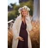 image:imageEkouaer 3 in 1 LaborDeliveryHospital Gown Maternity Dress Nursing Nightgown Sleepwear for BreastfeedingMaroon