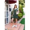 image:imageEkouaer Rompers for Women Summer Shorts Loose Jumpsuit Waffle Casual 2026 Beach Outfits Vacation ClothesGreen