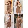 image:imageEkouaer Rompers for Women Summer Shorts Loose Jumpsuit Waffle Casual 2026 Beach Outfits Vacation ClothesLight Coffee