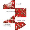 image:imageEkouaer Silk Pajama for Women Short Sleeve Satin Pj Set Two Piece Soft Sleepwear Loungewear SXXLAred Christmas Teddy