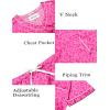 image:imageEkouaer Silk Pajama for Women Short Sleeve Satin Pj Set Two Piece Soft Sleepwear Loungewear SXXLPink Leopard