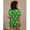 image:imageEkouaer Silk Pajama for Women Short Sleeve Satin Pj Set Two Piece Soft Sleepwear Loungewear SXXLTiger  Polka Dots