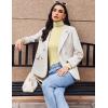 image:imageEkouaer Womens 3 Pack Turtleneck Long Sleeve Shirts Slim Fit Thermal Underwear Tops Lightweight Pullover TeesBlackWhiteCream Beige