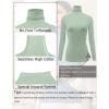 image:imageEkouaer Womens 3 Pack Turtleneck Long Sleeve Shirts Slim Fit Thermal Underwear Tops Lightweight Pullover TeesBlackWineGreen