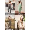 image:imageEkouaer Womens Jumpsuit Sleeveless Casual Summer Overalls Jumpers Spaghetti Strap Baggy Long Pants Rompers with PocketsDarkgrey