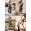 image:imageEkouaer Womens Jumpsuit Sleeveless Casual Summer Overalls Jumpers Spaghetti Strap Baggy Long Pants Rompers with PocketsFestival St Patricks Day