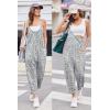 image:imageEkouaer Womens Jumpsuit Sleeveless Casual Summer Overalls Jumpers Spaghetti Strap Baggy Long Pants Rompers with PocketsWhite Floral