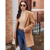 image:imageEkouaer Womens Long Sleeve Mock Turtleneck Tops Ribbed Shirts Fleece Soft Thermal Undershirts TeeBeige
