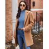 image:imageEkouaer Womens Long Sleeve Mock Turtleneck Tops Ribbed Shirts Fleece Soft Thermal Undershirts TeeBlue
