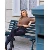 image:imageEkouaer Womens Long Sleeve Mock Turtleneck Tops Ribbed Shirts Fleece Soft Thermal Undershirts TeeBrown