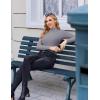 image:imageEkouaer Womens Long Sleeve Mock Turtleneck Tops Ribbed Shirts Fleece Soft Thermal Undershirts TeeGrey