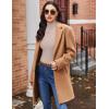 image:imageEkouaer Womens Long Sleeve Mock Turtleneck Tops Ribbed Shirts Fleece Soft Thermal Undershirts TeeKhaki1