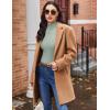 image:imageEkouaer Womens Long Sleeve Mock Turtleneck Tops Ribbed Shirts Fleece Soft Thermal Undershirts TeeLight Green1