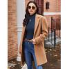 image:imageEkouaer Womens Long Sleeve Mock Turtleneck Tops Ribbed Shirts Fleece Soft Thermal Undershirts TeeNavy Blue1