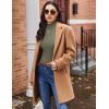image:imageEkouaer Womens Long Sleeve Mock Turtleneck Tops Ribbed Shirts Fleece Soft Thermal Undershirts TeeOlive
