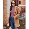 image:imageEkouaer Womens Long Sleeve Mock Turtleneck Tops Ribbed Shirts Fleece Soft Thermal Undershirts TeePurple Red