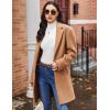 image:imageEkouaer Womens Long Sleeve Mock Turtleneck Tops Ribbed Shirts Fleece Soft Thermal Undershirts TeeWhite