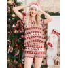 image:imageEkouaer Womens Pajama Sets Short Sleeve Pajamas for Women Sets Soft Lounge Sets Casual V Neck Sleepwear PJSRed Christmas