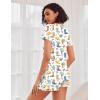 image:imageEkouaer Womens Pajama Sets Short Sleeve Pajamas for Women Sets Soft Lounge Sets Casual V Neck Sleepwear PJSWestern Cactus