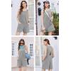 image:imageEkouaer Womens Romper Summer Sleeveless Jumpsuit Casual Short Overalls with Pocket 2025Light Grey