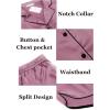 image:imageEkouaer Womens Silk Satin Pajamas Set Short Sleeve Sleepwear Button Down Loungewear 2 Piece Pjs Shorts Set S5X Plus SizeBurgundy