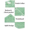 image:imageEkouaer Womens Silk Satin Pajamas Set Short Sleeve Sleepwear Button Down Loungewear 2 Piece Pjs Shorts Set S5X Plus SizeGrey Green