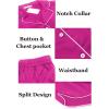 image:imageEkouaer Womens Silk Satin Pajamas Set Short Sleeve Sleepwear Button Down Loungewear 2 Piece Pjs Shorts Set S5X Plus SizeHot Pink