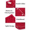 image:imageEkouaer Womens Silk Satin Pajamas Set Short Sleeve Sleepwear Button Down Loungewear 2 Piece Pjs Shorts Set S5X Plus SizeRed