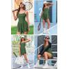 image:imageEkouaer Womens Summer Sleeveless Workout Rompers Athletic Jumpsuit Double Lined Shorts One Piece Gym Yoga Clothes XSXLDark Green