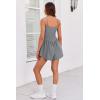 image:imageEkouaer Womens Summer Sleeveless Workout Rompers Athletic Jumpsuit Double Lined Shorts One Piece Gym Yoga Clothes XSXLGrey