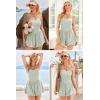image:imageEkouaer Womens Summer Sleeveless Workout Rompers Athletic Jumpsuit Double Lined Shorts One Piece Gym Yoga Clothes XSXLLight Green