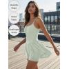 image:imageEkouaer Womens Summer Sleeveless Workout Rompers Athletic Jumpsuit Double Lined Shorts One Piece Gym Yoga Clothes XSXLLight Green