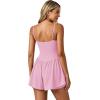 image:imageEkouaer Womens Summer Sleeveless Workout Rompers Athletic Jumpsuit Double Lined Shorts One Piece Gym Yoga Clothes XSXLLight Pink
