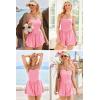image:imageEkouaer Womens Summer Sleeveless Workout Rompers Athletic Jumpsuit Double Lined Shorts One Piece Gym Yoga Clothes XSXLPink